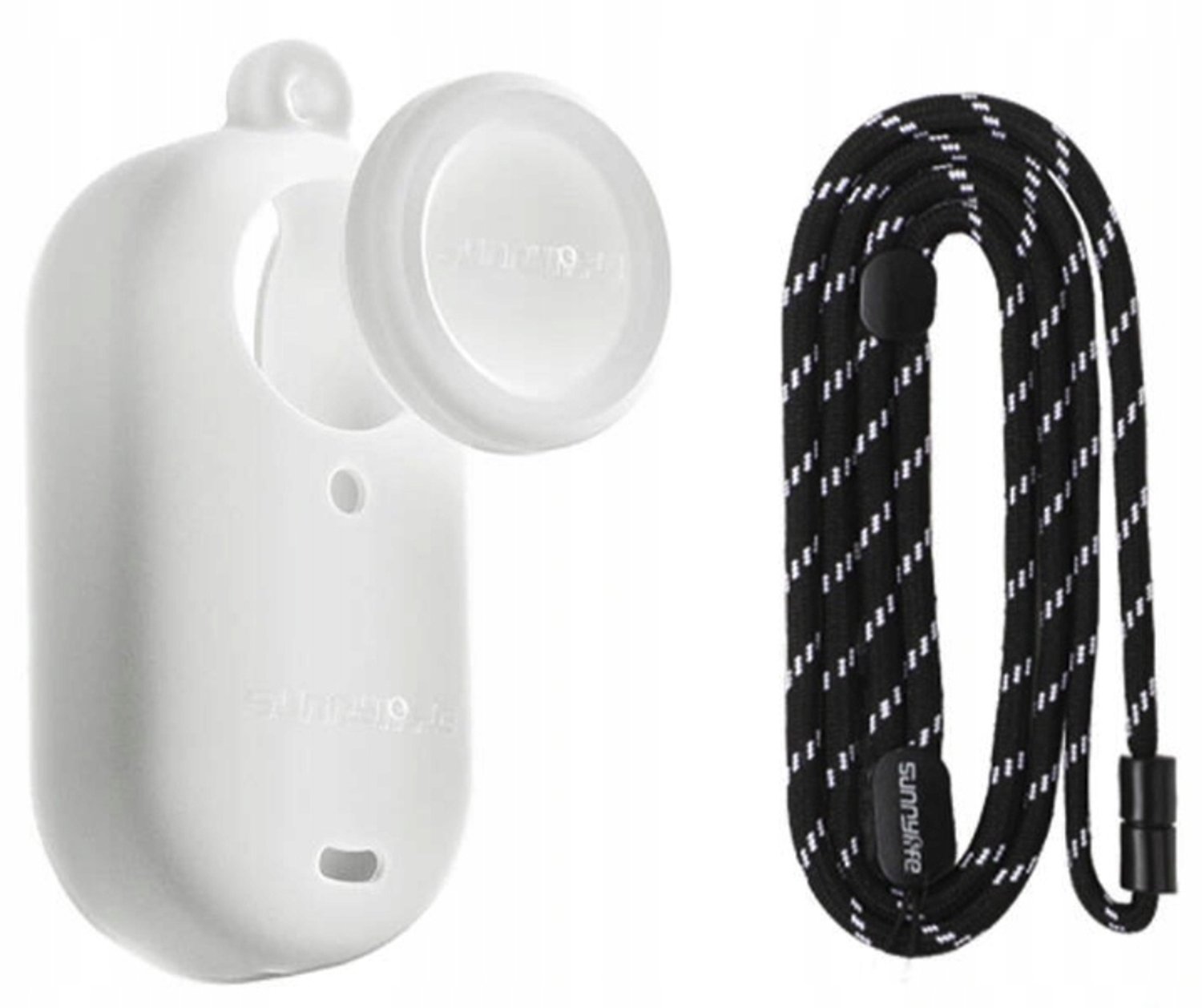 Sunnylife Beschermhoes met Lanyard voor Insta360 GO 3S - Wit
