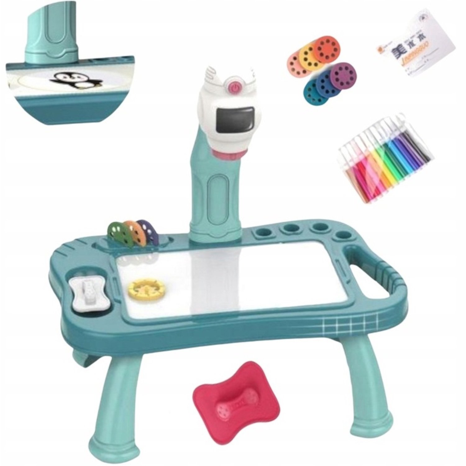 Robot Tekenprojector voor Kinderen - Educatief Speelgoed met 48 Patronen