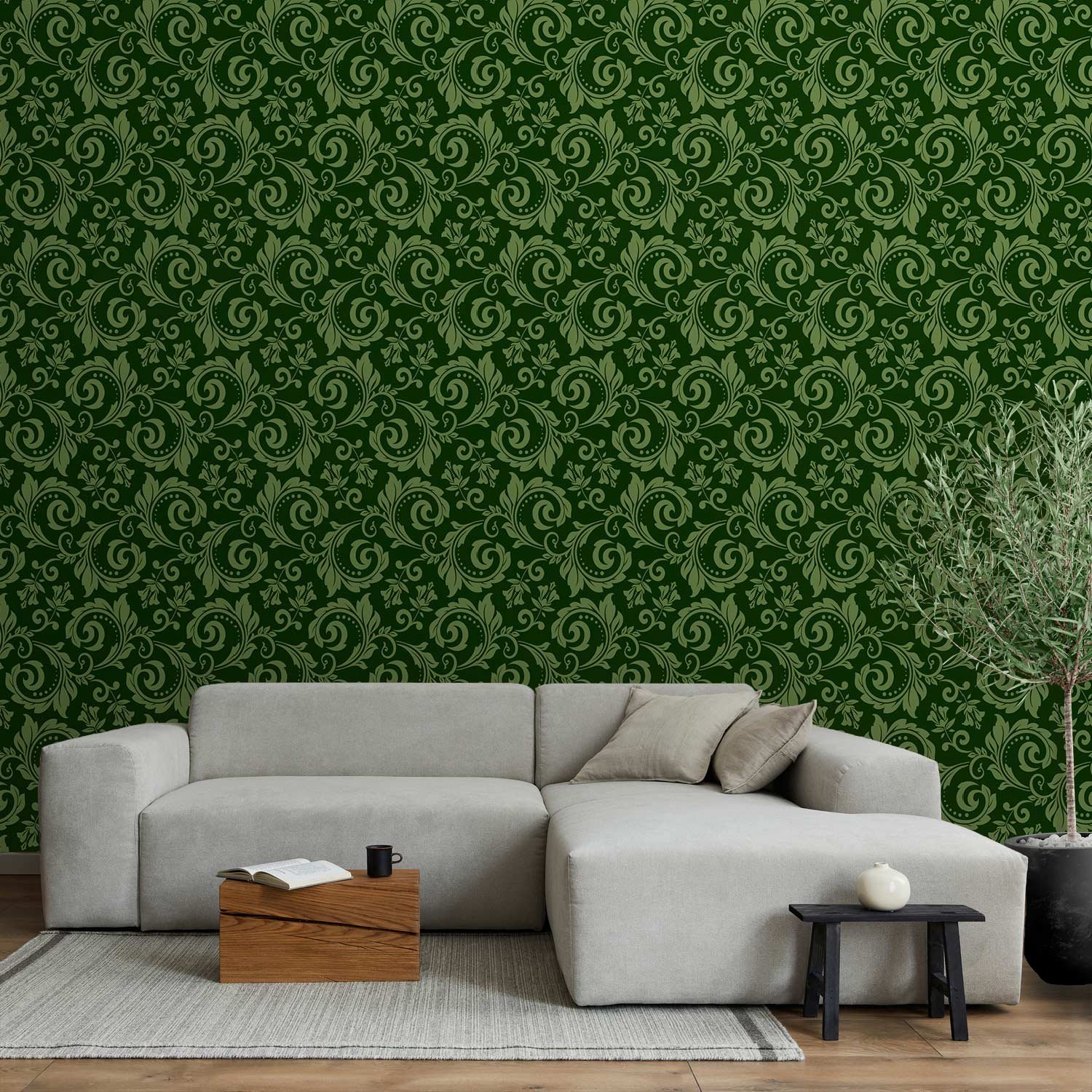 Behang - Evening Green