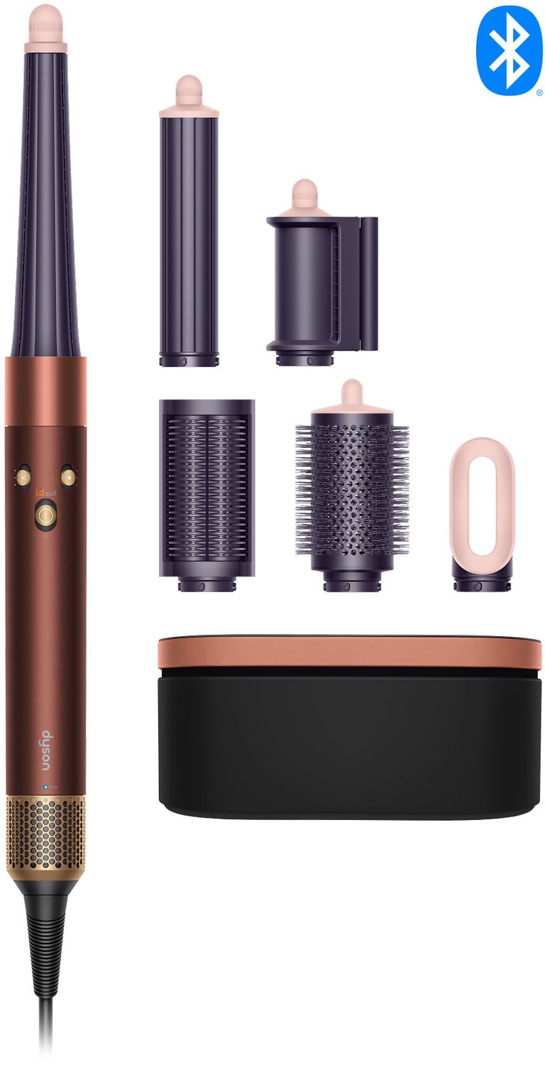 Dyson Airwrap i.d. Straight+Wavy - Multistyler - Föhnborstel - Krulborstel - Plum/Copper
