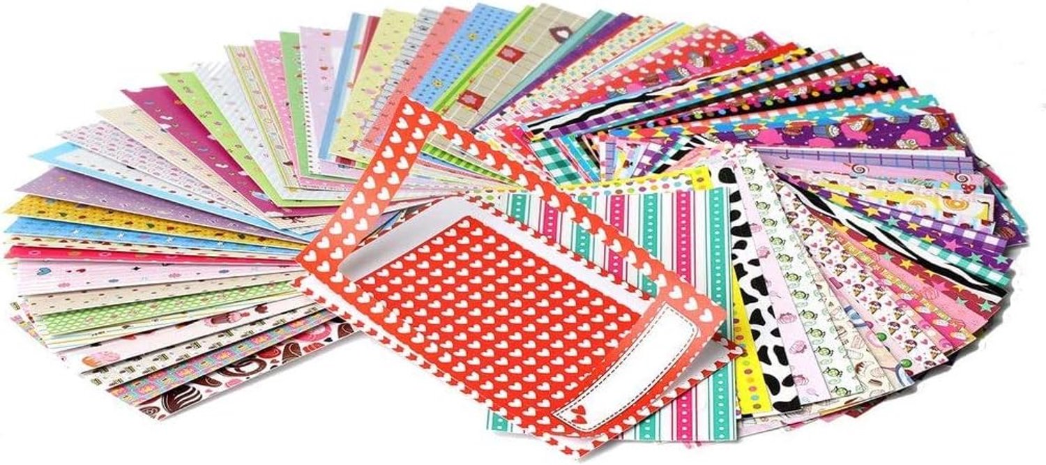 100x Decoratieve Fotostickers voor Mini Foto's - Merkloos