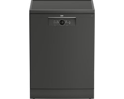 Beko BDFN26460G - Vrijstaande Vaatwasser - 14 couverts - A label - Manhattan Grijs
