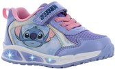 Lilo & Stitch - Schoenen voor meisjes met lichtjes - Stitch Sneakers voor kinderen met klittenband - Lichtgevende kindersneaker - Maat 25 - Blauw
