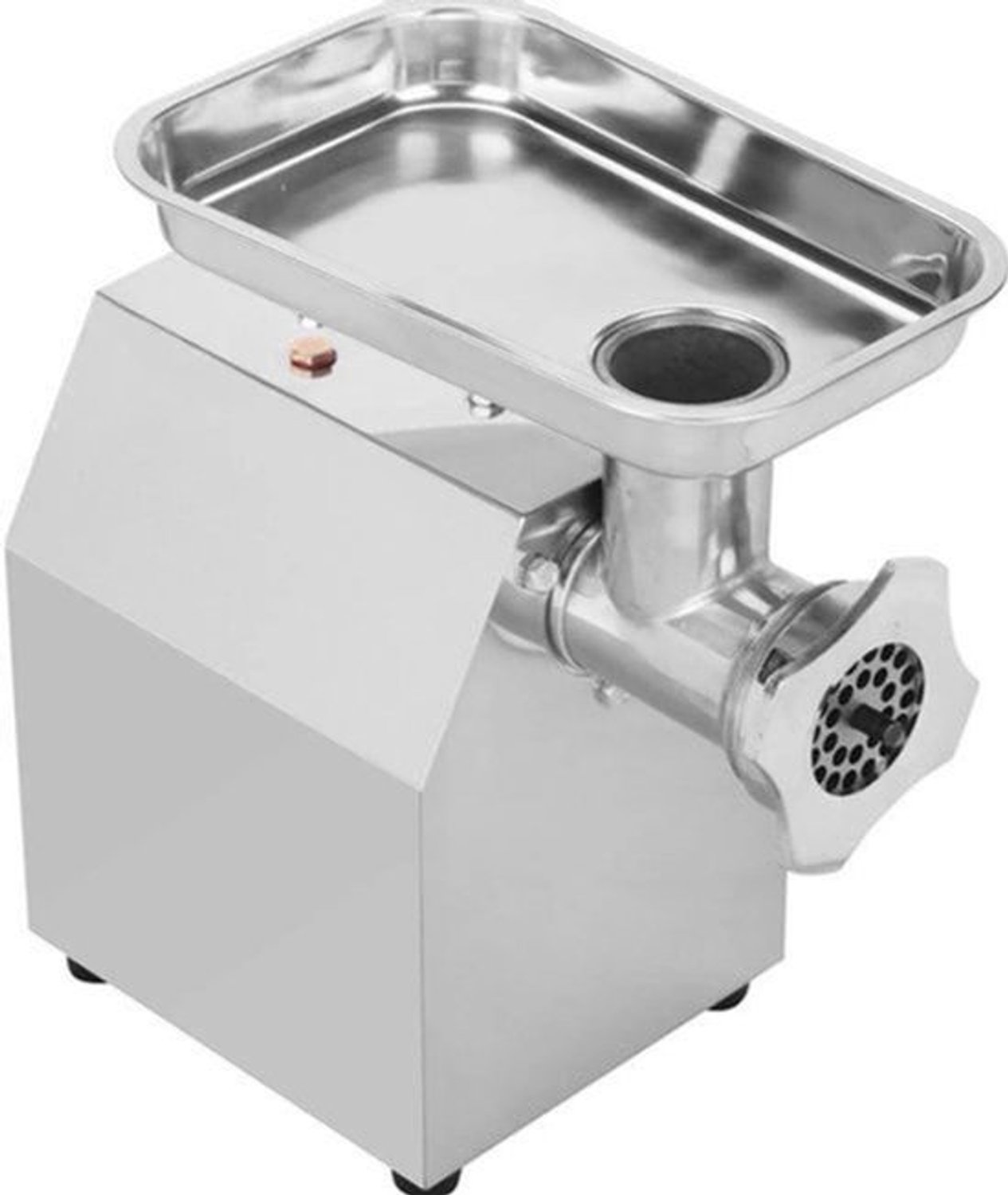 Elektrische Gehaktmolen - Voor Alle Soorten Vlees - Roestvrij Staal - Vleesmolen - 850W - 270LBS/h - 190RPM - Vleesmolens - Worstenmaker - Zilver