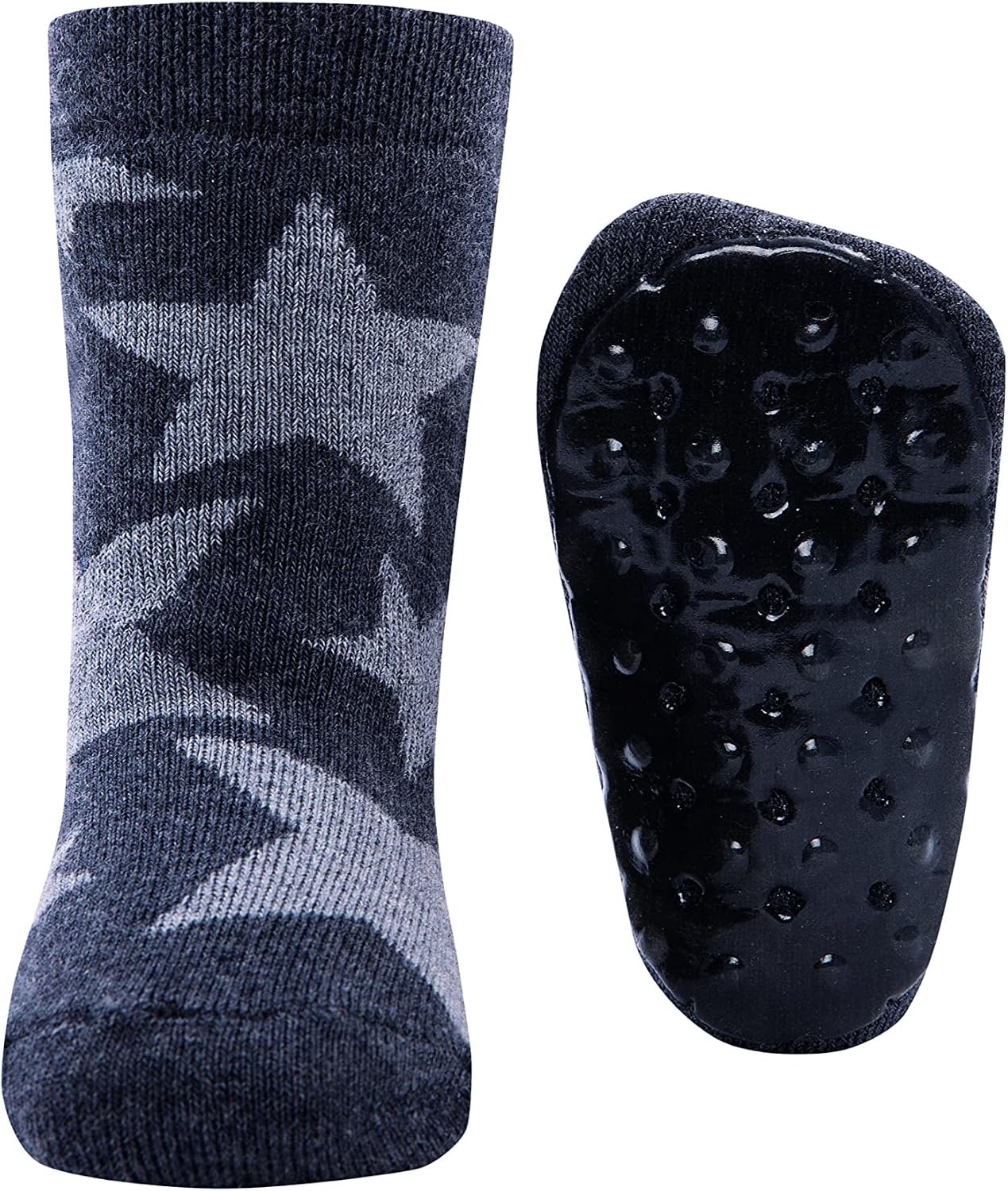 Antislip Sokken met Sterren - Kinderen - Grijs