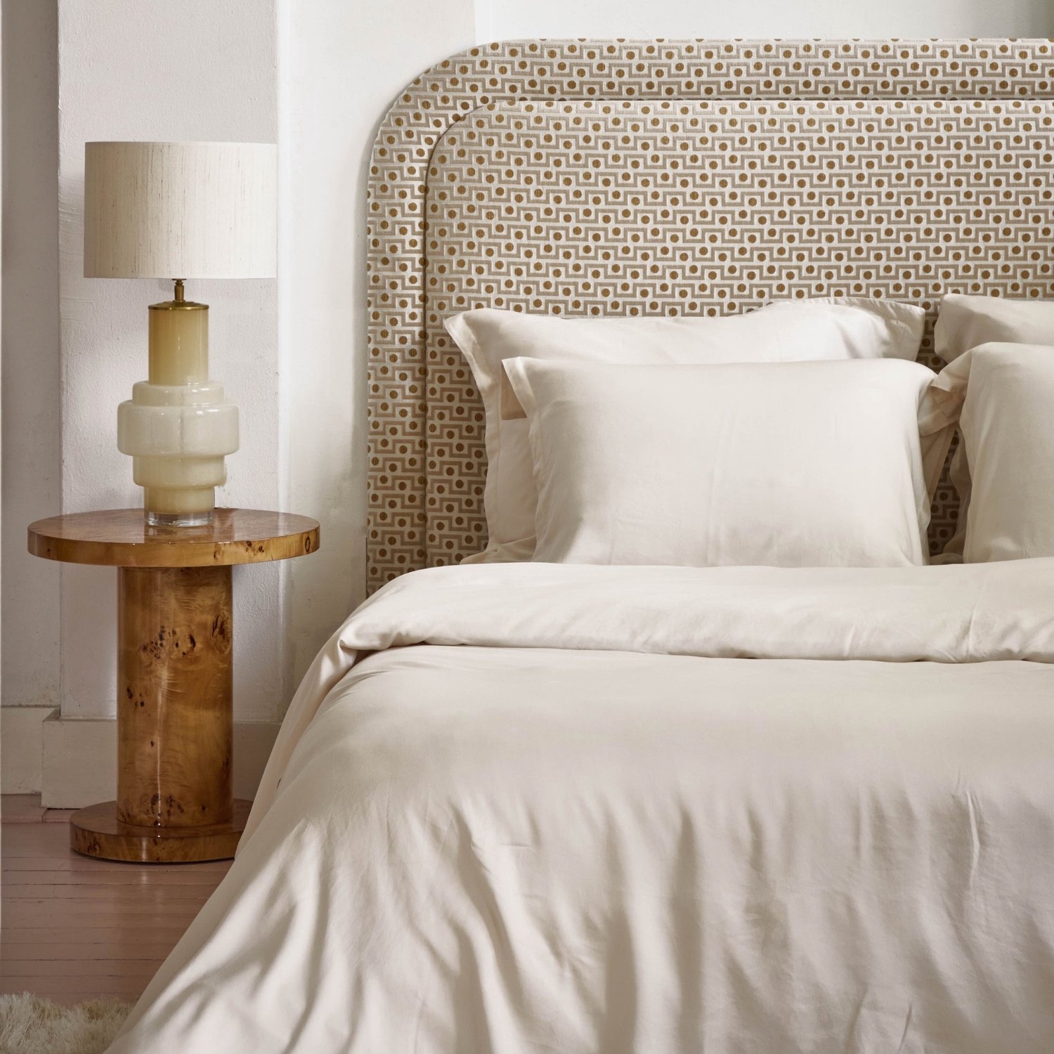 Coco & Cici - TENCEL - Twill Dekbedovertrek Beige - 140x200 + 1 kussensloop 60x70