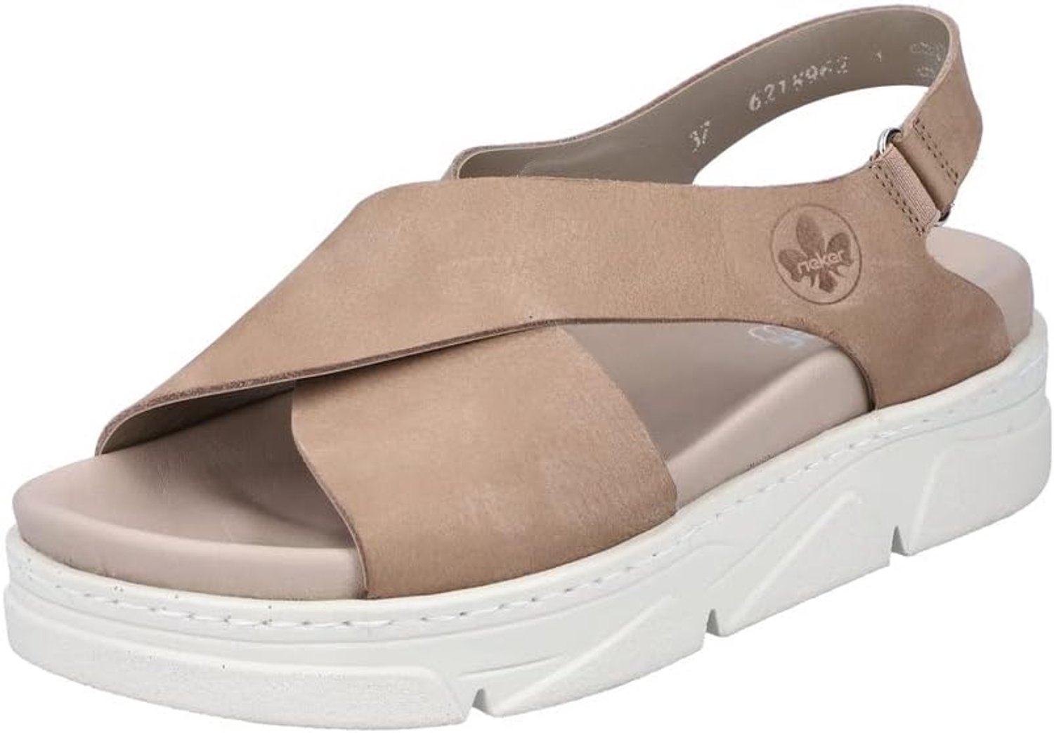 Rieker Dames Sandalen 62860 Comfort & Stijl Beige