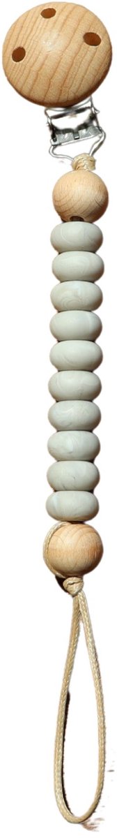 Zibbi Nordic Speenkoord Stone – Luxe Siliconen Speenclip – BPA Vrij