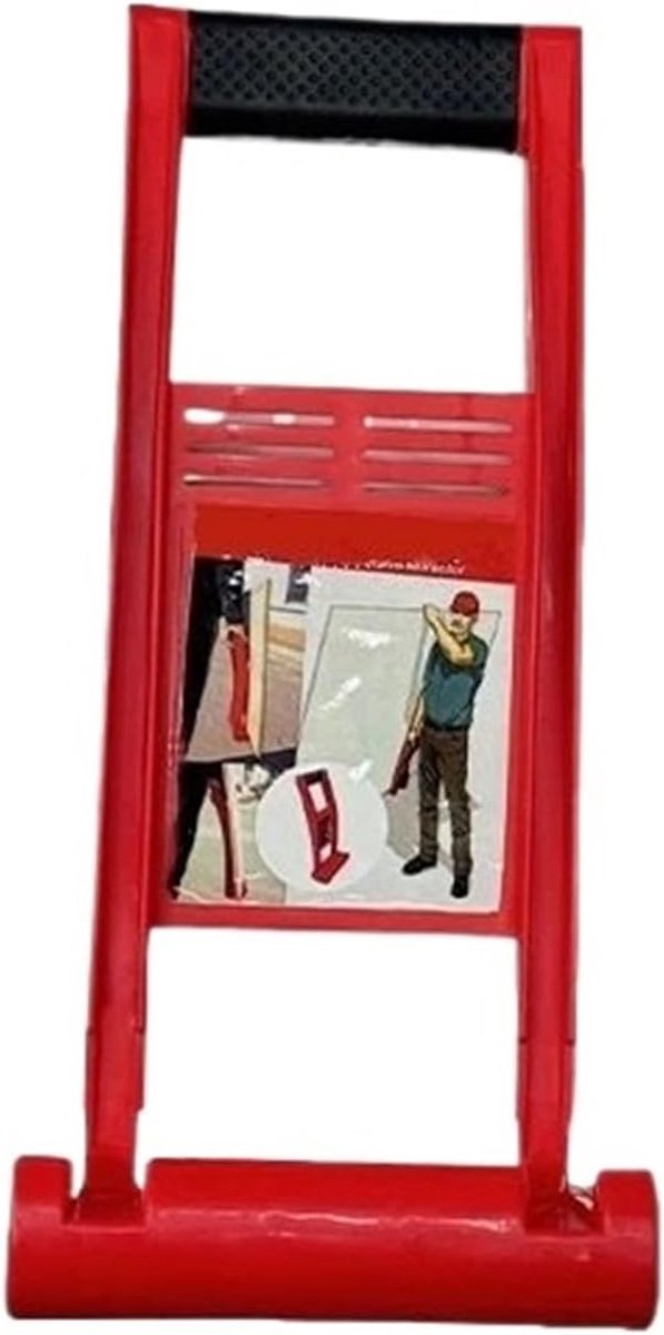 Paneel Drager Tang - Laadgereedschap Plaat - Platen Vervoeren - Handbescherming - 80 kg - Rood