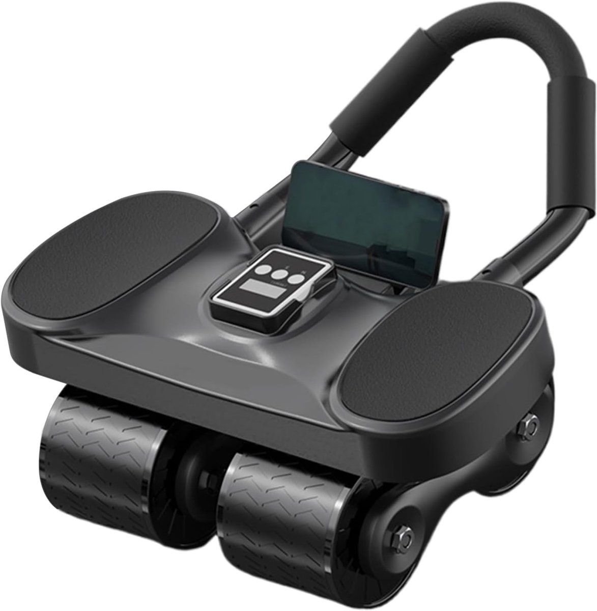 Buikspierroller - Core Trainer - Kracht Training - Elleboog Ondersteuning - 41 cm - Zwart