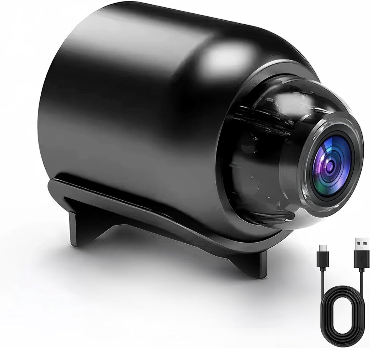 CRLYN® Verborgen Camera - Spy Camera - Spionage - Zwart
