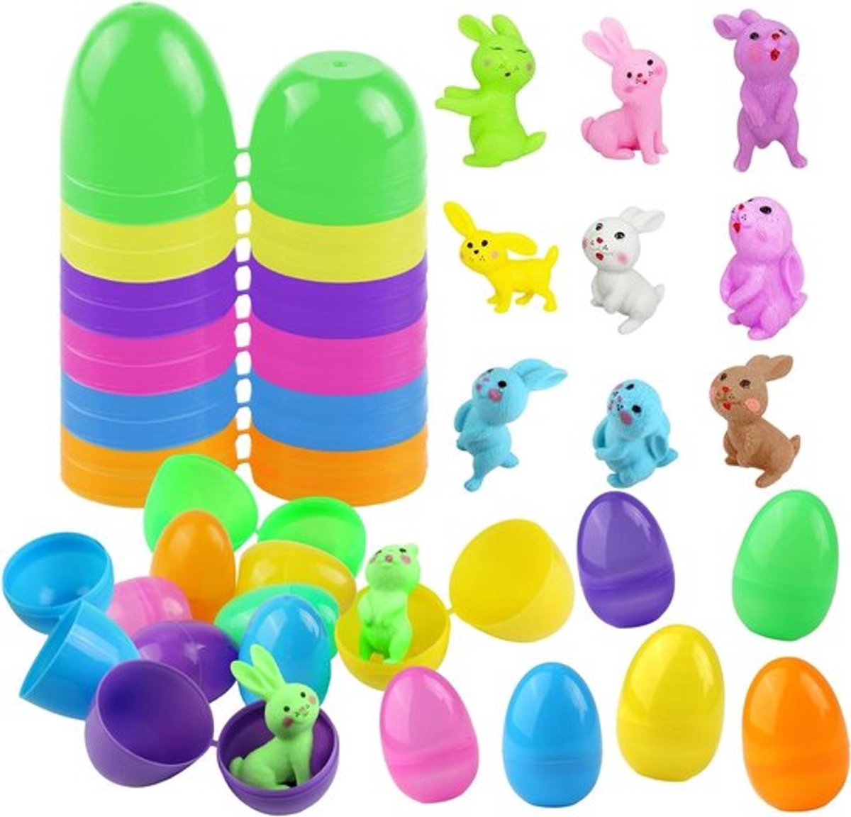 Plastic Paaseieren en Paashaassurprise voor Kinderen - Allecto Plus