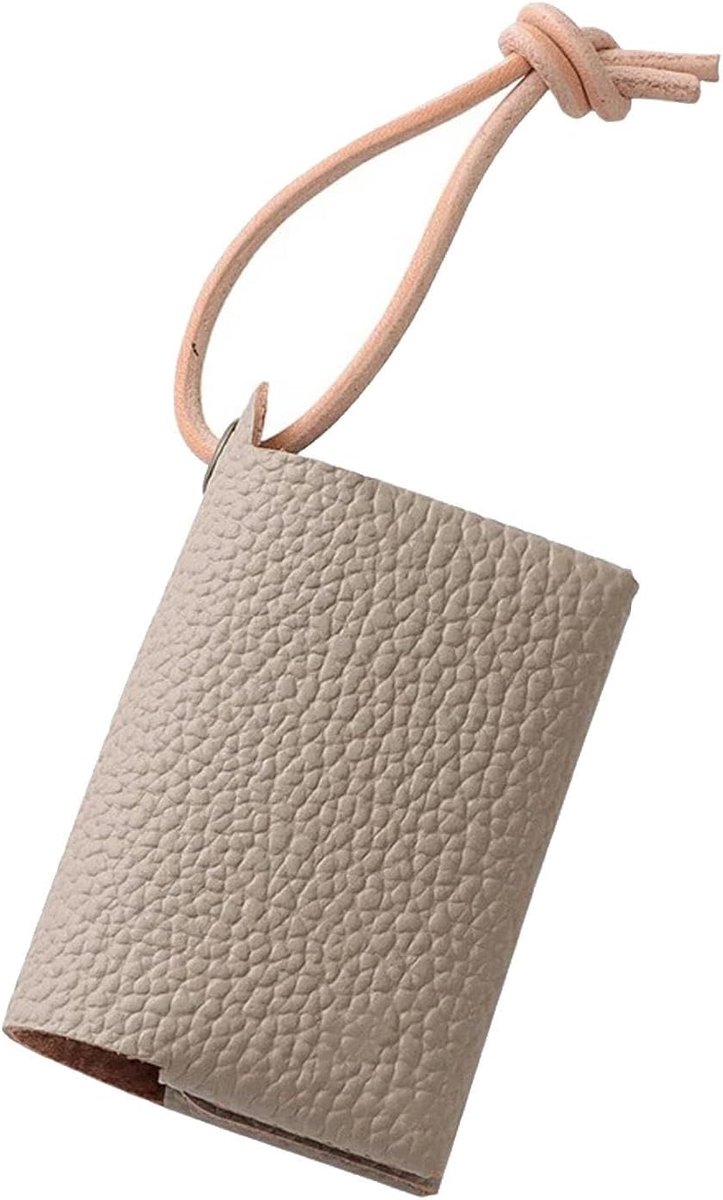 Stoffen Zakhouder - Reis Organizer - Stoffen Beschermen - Waterdicht PU Leer - 9.5 x 6 x 2 cm - Grijs
