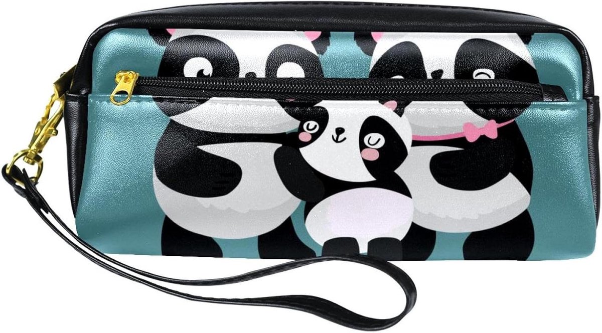 Pencil Case - Pen Pouch Organizer - Stationery Storage - Waterproof PU Leather - 20.5 cm - Multicolour