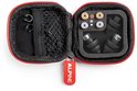 Zwart Alpine MusicSafe Pro etui met oorpluggen en filters.
