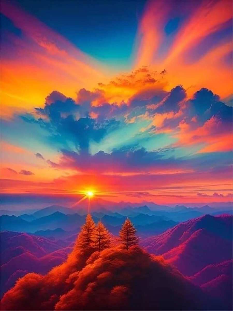 Puzzel 4000 stukjes - Landschap Puzzel - Creatief Entertainment - Inclusief Poster - 141 x 87 cm - Zonsondergang
