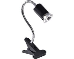 Verwarmingslamp Reptielen - Terrarium Lamp - Warmte Creëren - Hittebestendig Metaal - 11.5 x 29 cm - Zwart