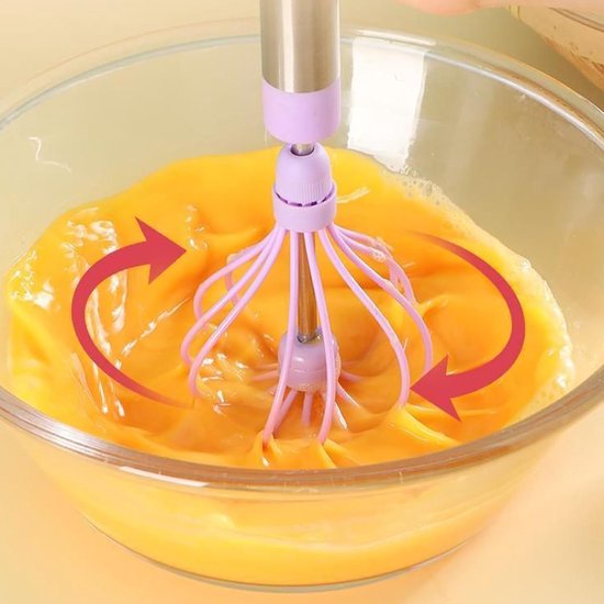 Keukenmixer - Handmixer Eieren - Bakken en Keuken - Drukmechanisme - 31cm - Zwart — afbeelding 5