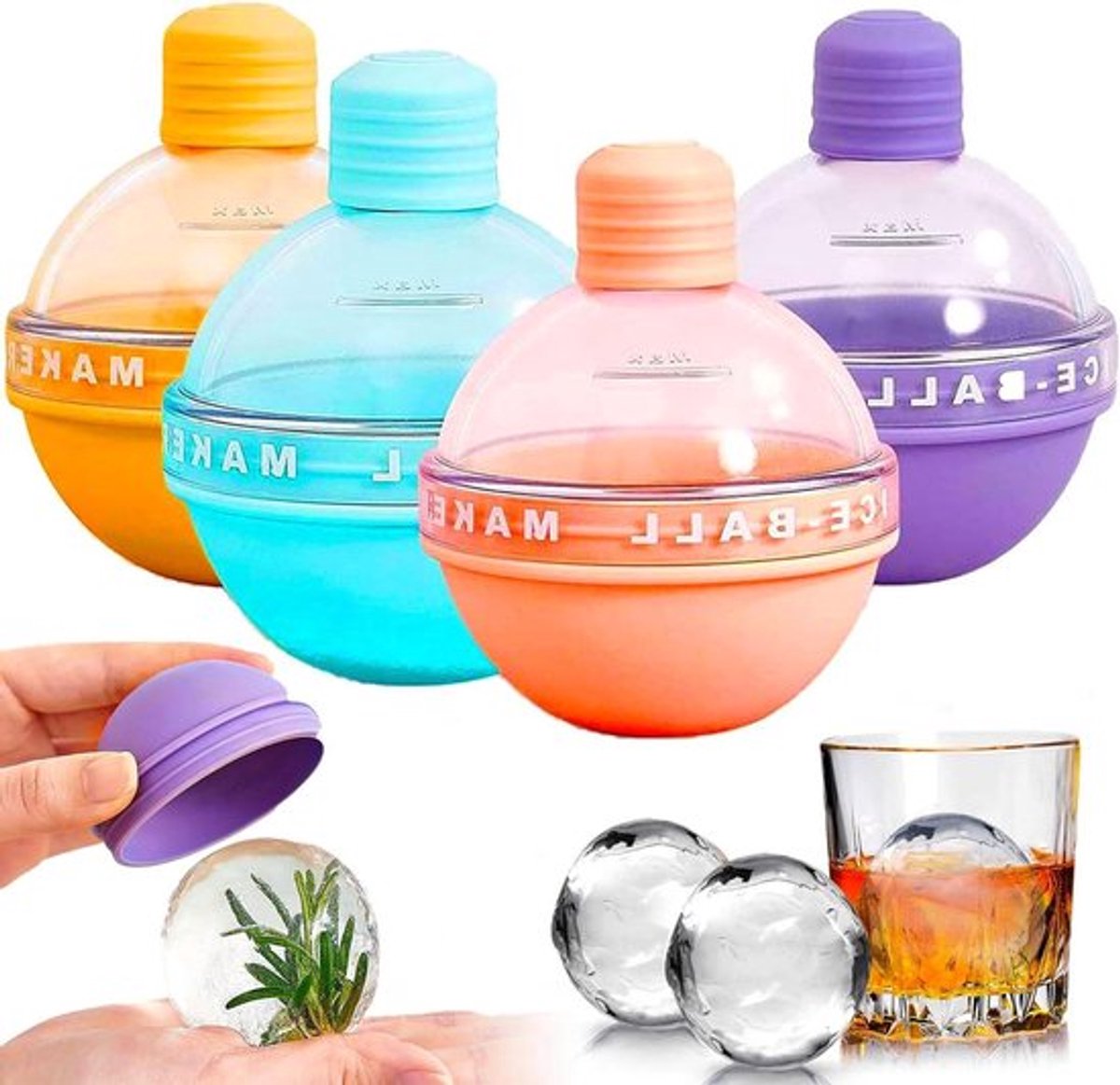 Set Inovra Plus herbruikbare silicone ballen 4 stuks