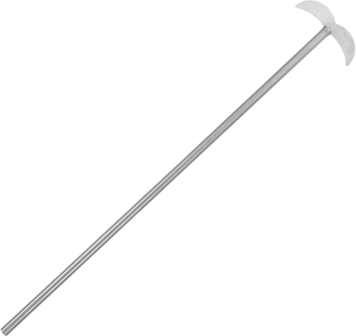 Glazen Roerder - Mixer Staaf - Laboratorium Mixen - Stil en Trillingsvrij - 36.5 cm - Zilver