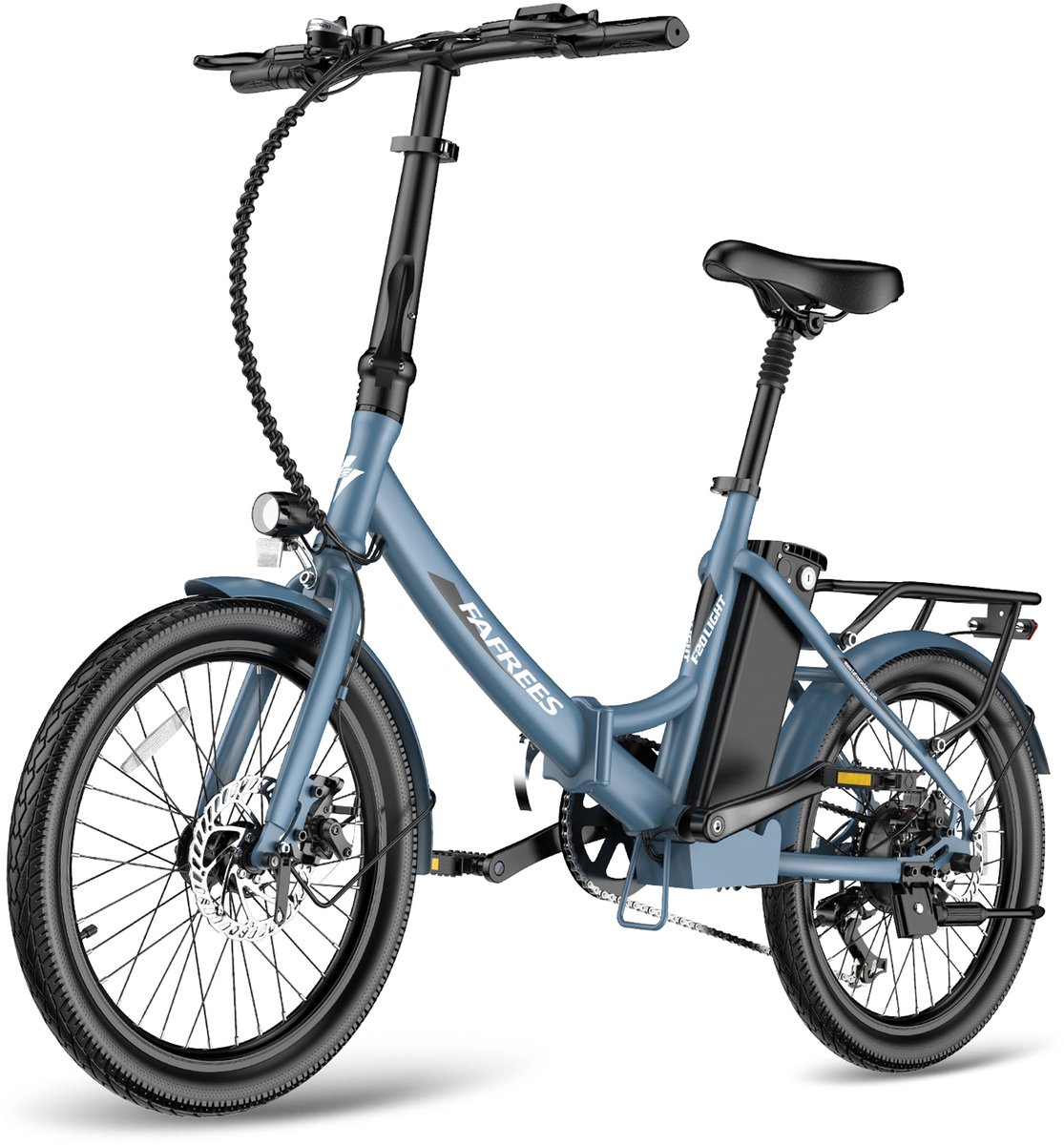 Fafrees F20 Light Elektrische Vouwfiets - 20 Inch City E-bike - 36V 20Ah Batterij - Tot 100km Bereik - Shimano 7-Versnellingen - Schijfremmen - Opvouwbaar - werkverkeer
