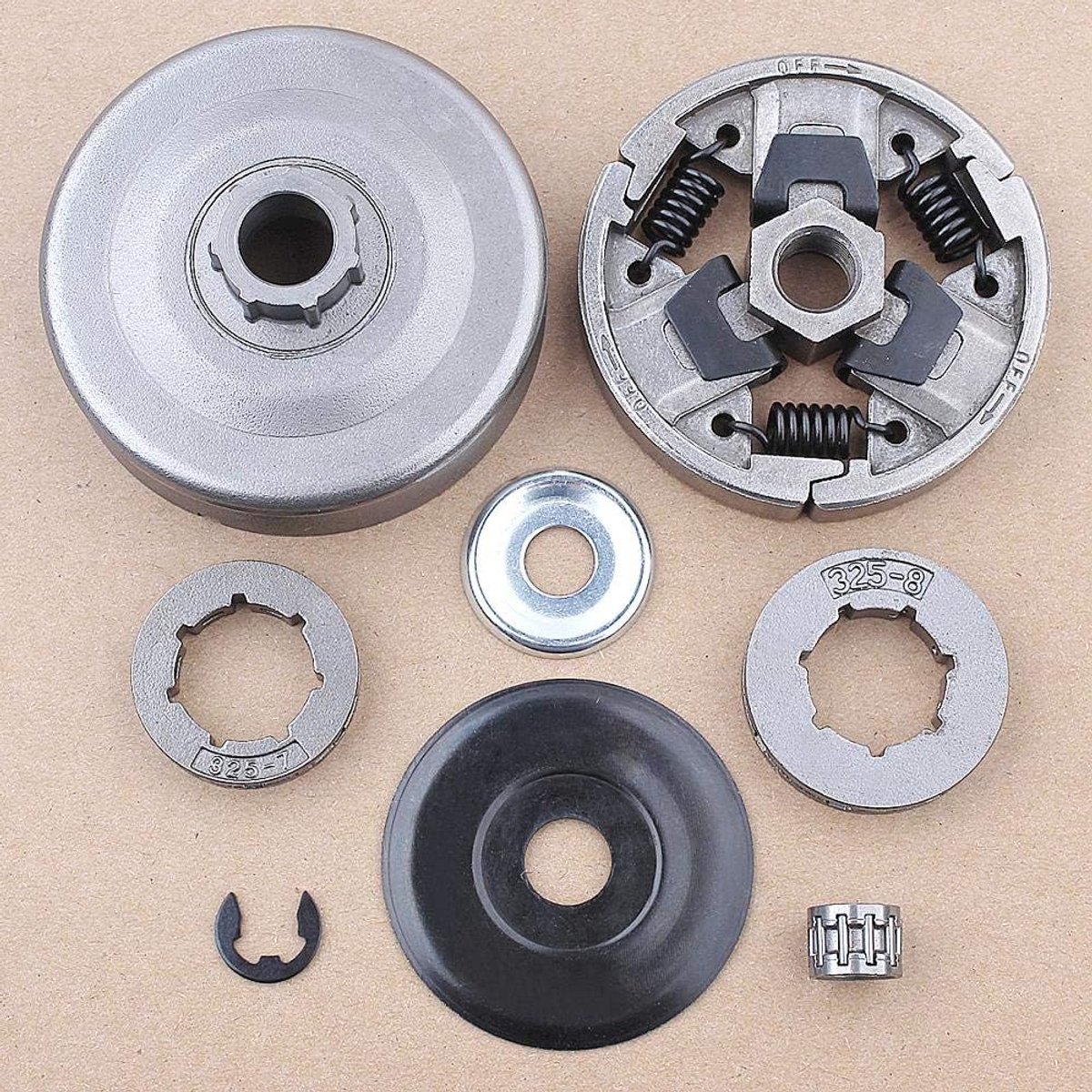 Koppelingsset Kettingzaag - Onderdelen Set - Boomonderhoud - Hoge Duurzaamheid - Complete Kit - Metaal