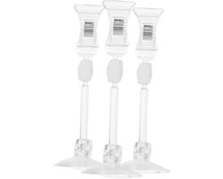 Aquarium Voederklemmen - Vis Voederclip - Vissen Voeren - Met Zuignap - 3 Stuks - Multi