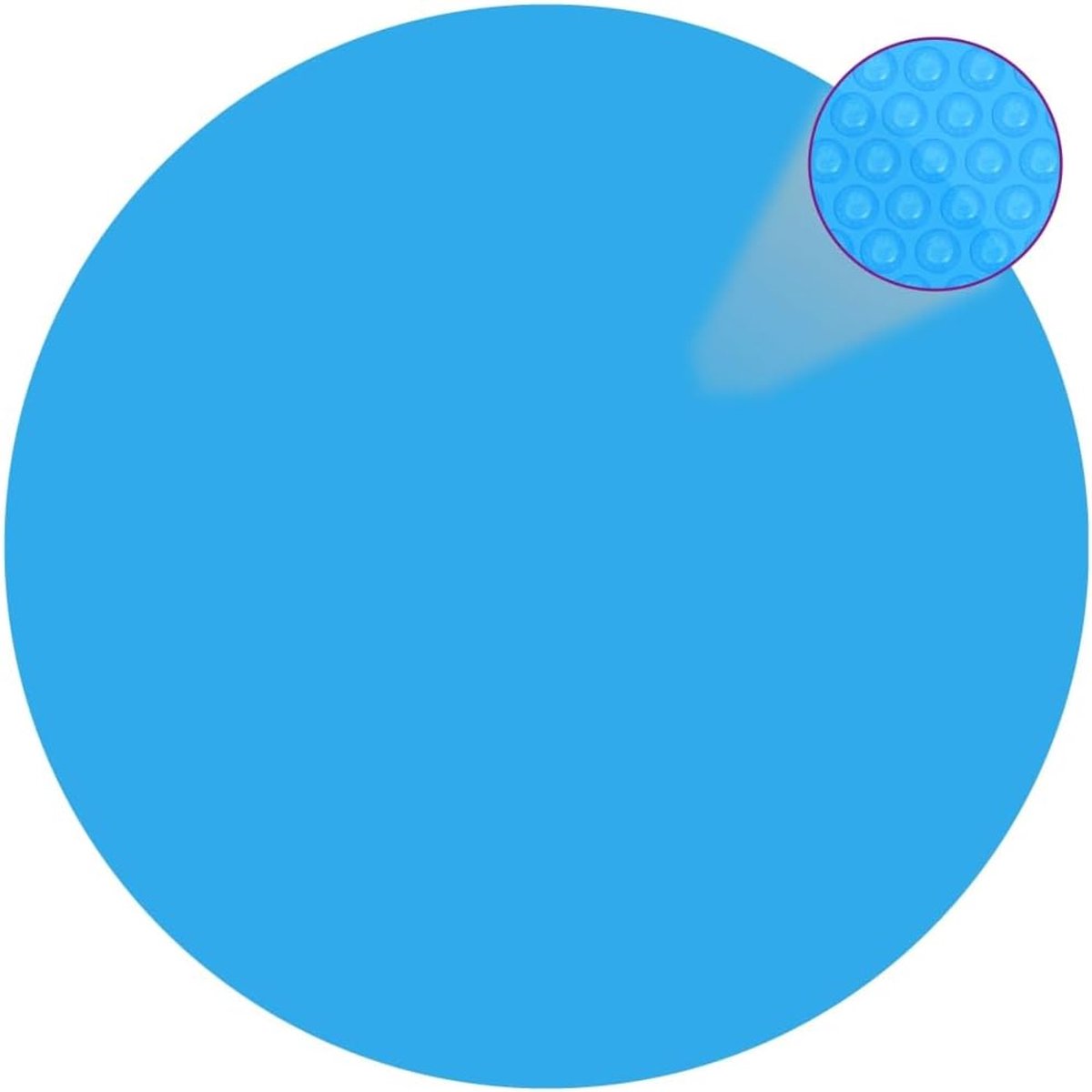 Zonne Zwembadhoes - Zwembadafdekking Solar - Zwembad Verwarmen - Warmte Isolatie - 250 cm - Blauw