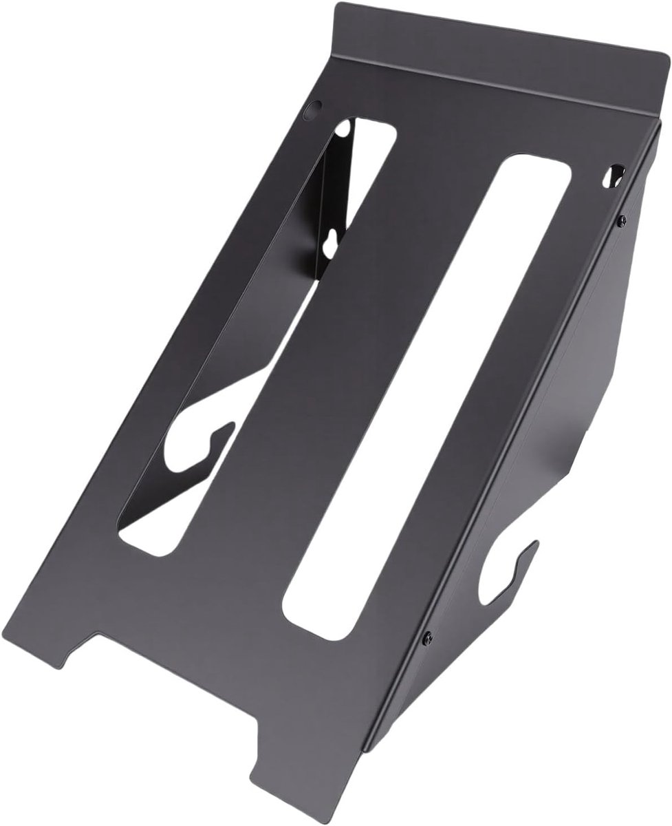Cirkelzaaghouder - Opbergrek organizer - Werkplaats opruimen - Ruimtebesparend ontwerp - 40x21x5 cm - Zwart