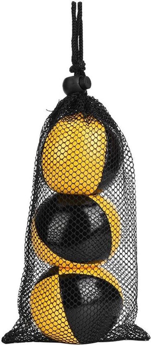 Juggling ballen set 3 stuks Geel Zwart | Makkelijk - Allecto Plus