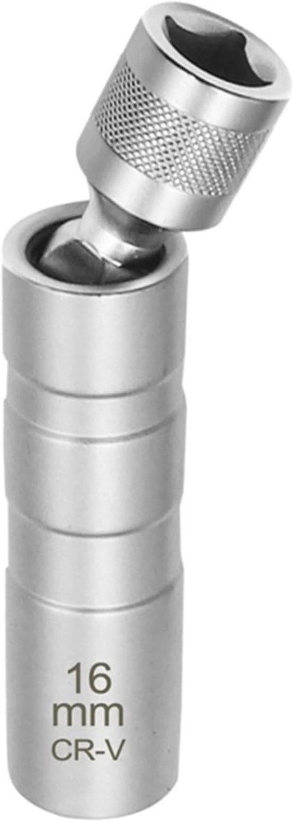 Bougiesleutel Set - Motor Gereedschap - Auto Onderhoud - Magnetische Fixatie - 14mm 16mm - Zilverkleurig