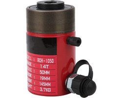 Hydraulische Cilinder - Hefcilinder - Industrieel Heffen - Holle Zuiger Ontwerp - 14 Ton Capaciteit - Rood