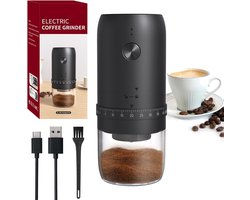 Elektrische Koffiemolen - Koffiebonen Maler - Kruidenmolen - Draagbaar - Oplaadbaar - 40 Instelbare…