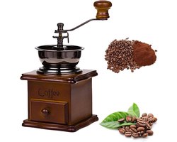 Handmatige Koffiemolen - Hout - Keramisch Maalwerk - Ergonomische Handgreep - Voor Thuis, Kantoor en Op Reis