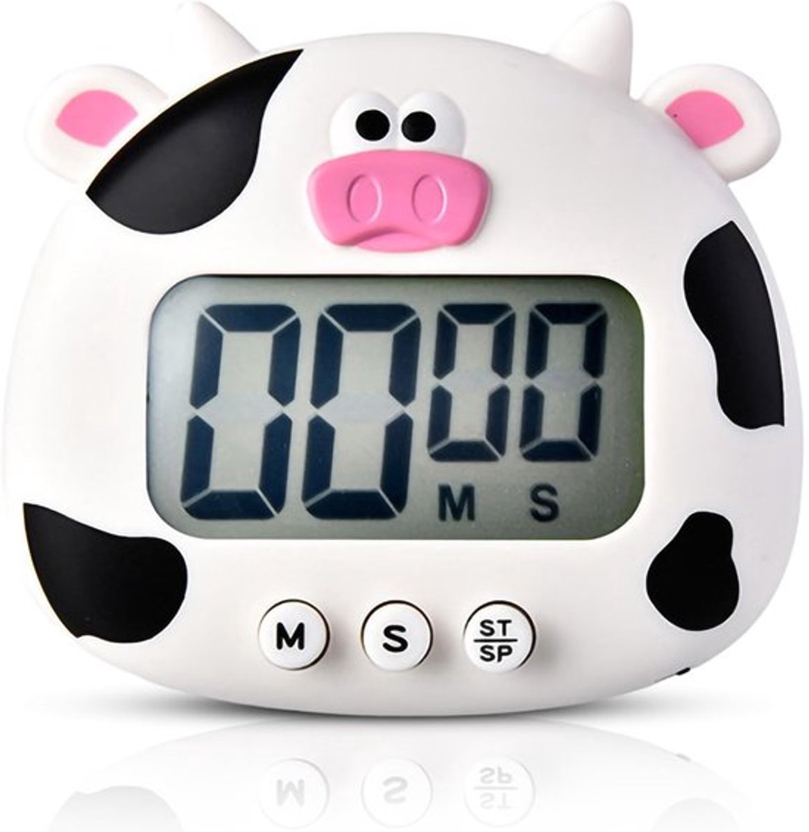 Allecto - Digitale Timer - Keuken Timer - Magnetisch Ontwerp - Wit - Countdown