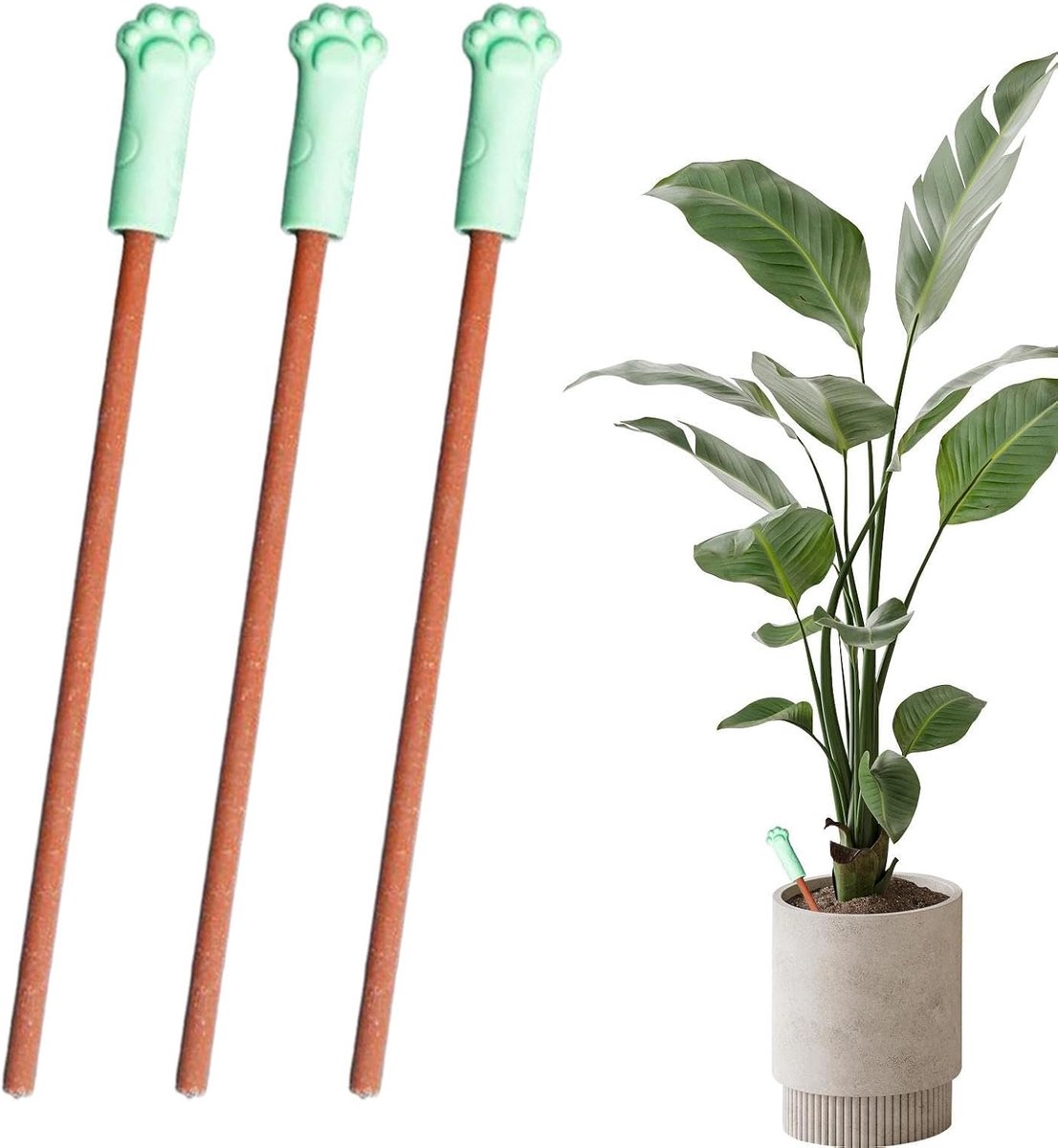 Bodemanalyseset - Vochtmeter Tuin - Plantenverzorging - Geen Batterijen Nodig - 13 cm - Bruin