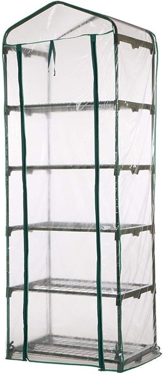 Kweekkas PVC Hoes - Reservehoes Beschermhoes - Planten Beschermen - Waterdicht UV-beschermend - 69 x 49 cm - Transparant