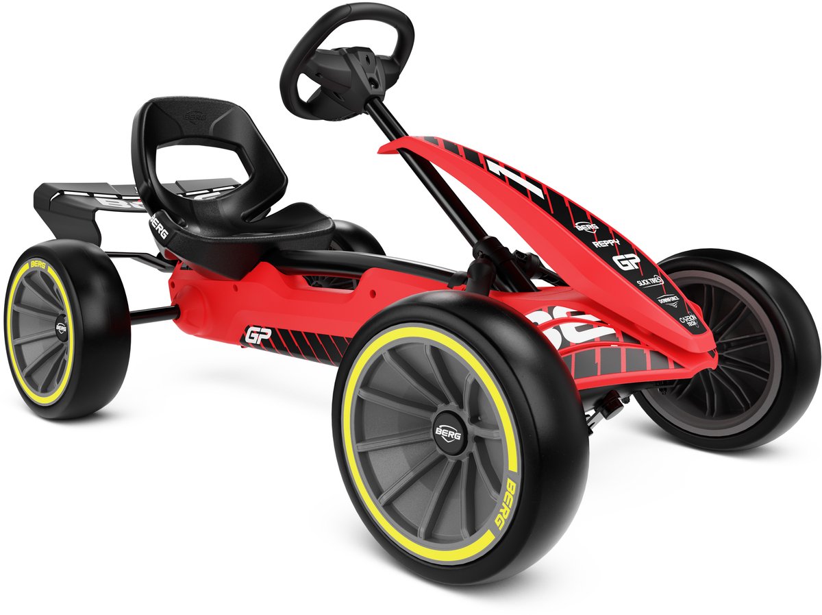 Bol.com BERG Reppy GP skelter - Soundbox Race - 2,5+ Jaar - Verstelbare Stoel - EVA Banden - Rood/Zwart aanbieding