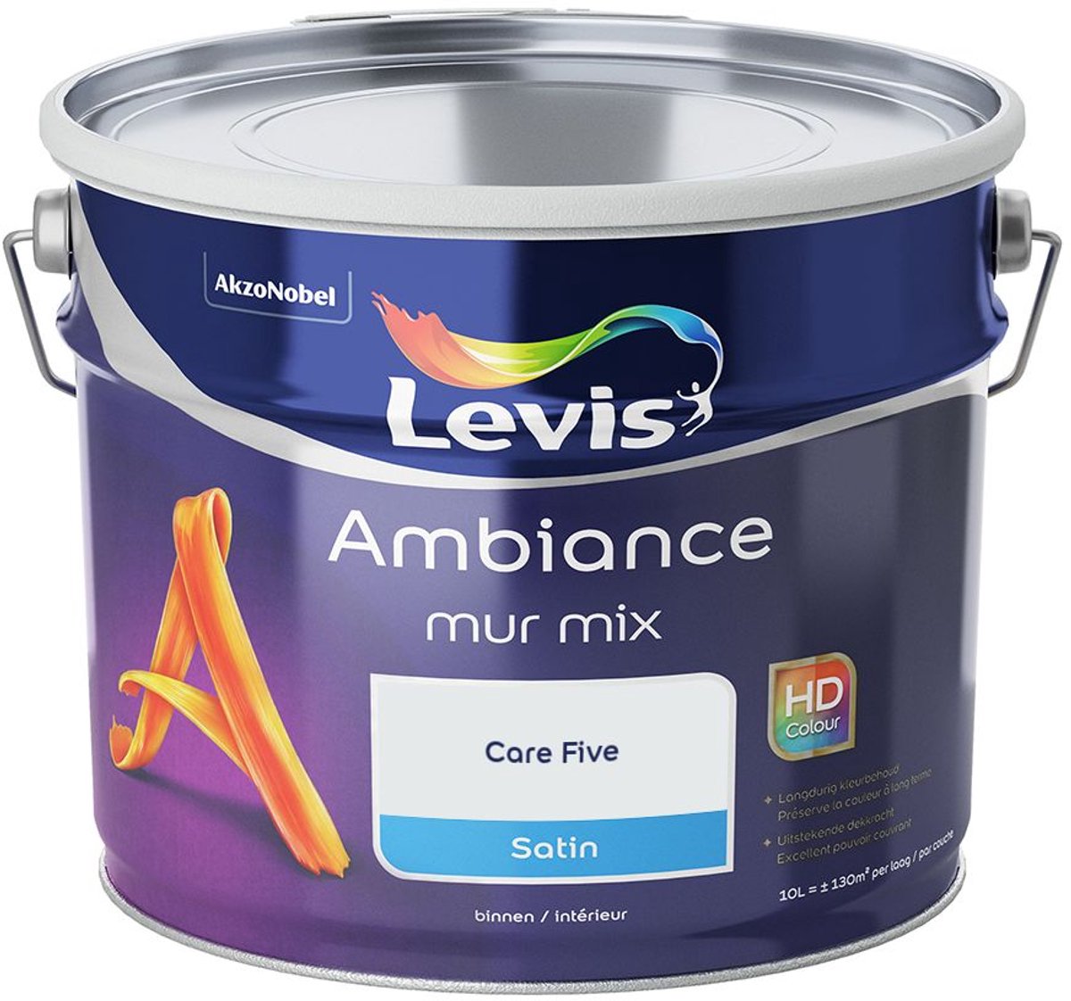 Levis - Ambiance Mur Satin Mix - Care Five - Mengverf - 10 L