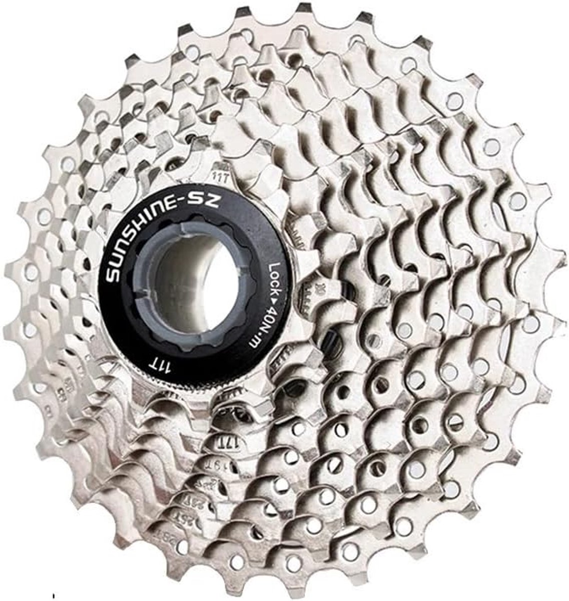 Fiets Cassette - Vrijloop Tandwielen - Soepel Fietsen - Hoge Treksterkte - 11-34T - Zilver