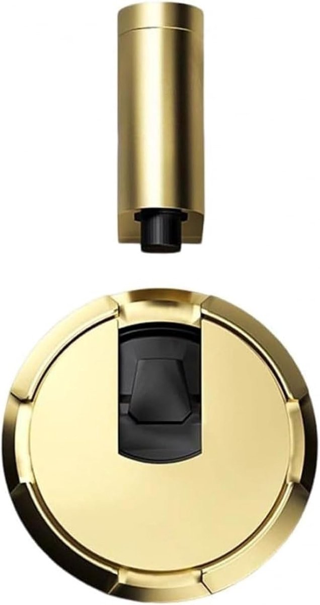 Deurstopper - Stille stopper - Binnenshuis gebruik - Magnetisch en verstelbaar - 61 x 40 mm - Goud