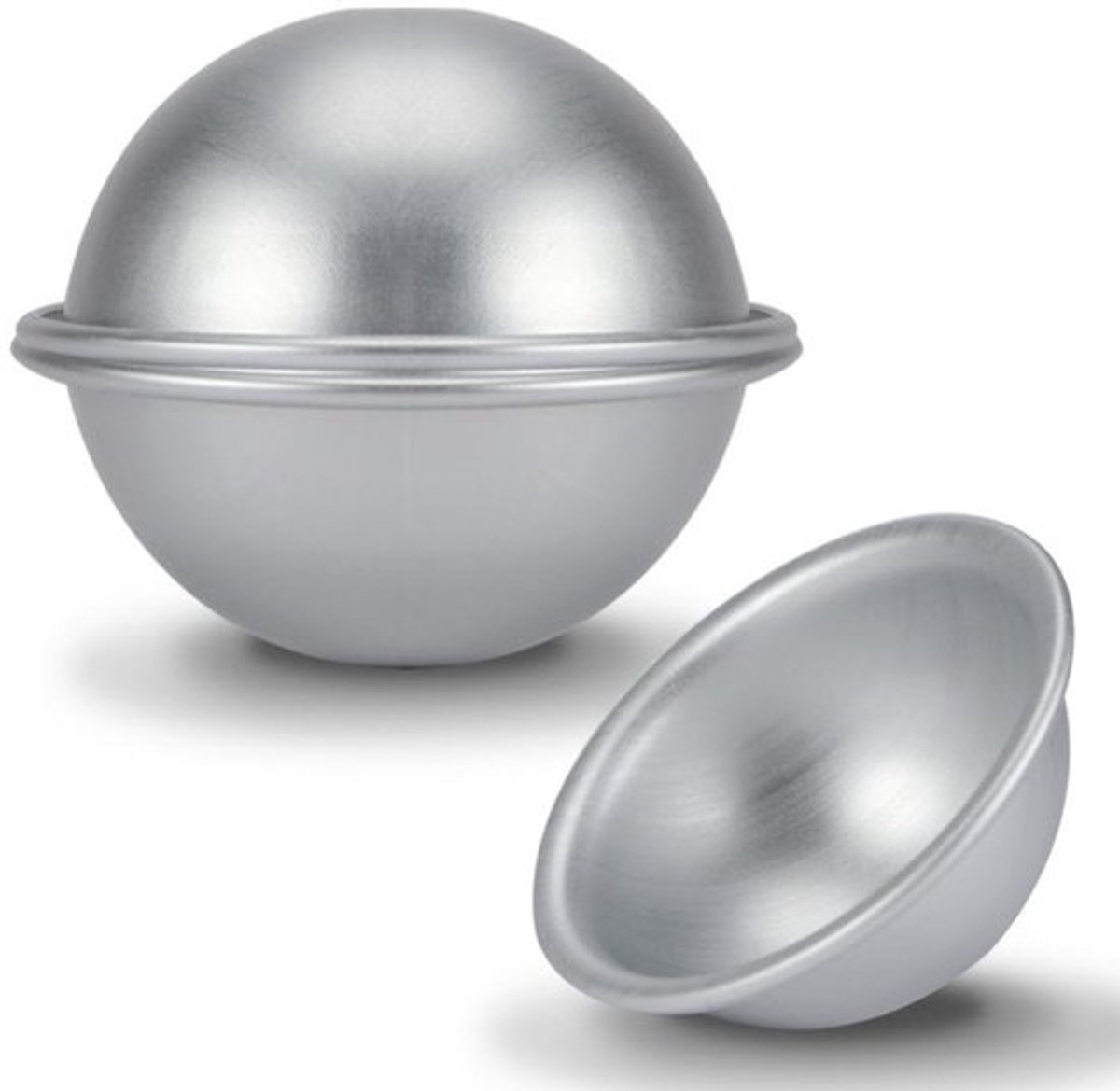 Dailygoody - Halve Cirkel Bakvorm - Aluminium Cake Pan - Vaatwasserbestendig 9 cm
