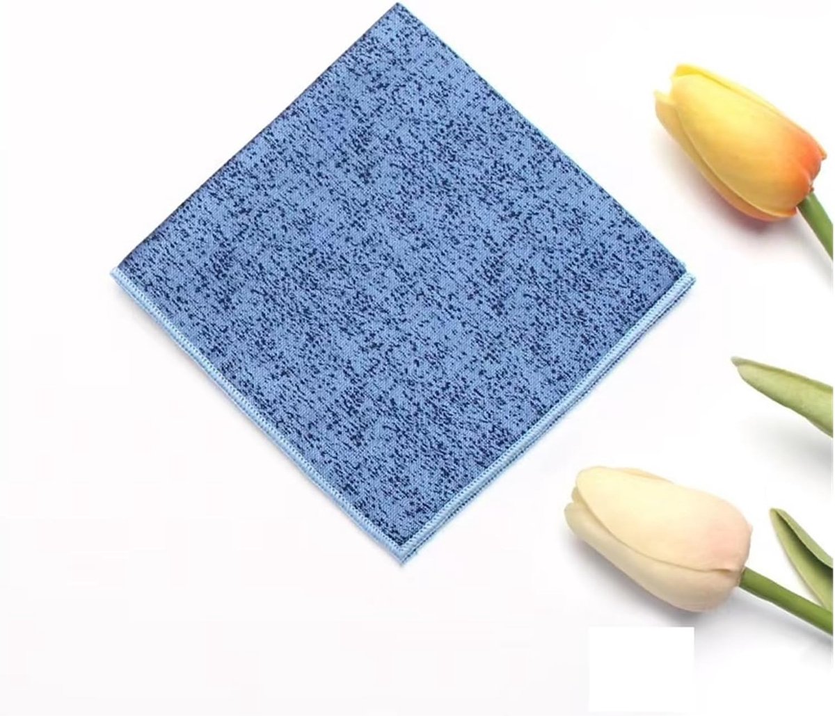 Herenzakdoeken Katoen - Pochetten Heren - Dagelijks Gebruik - Zachte Textuur - 2 stuks - Blauw