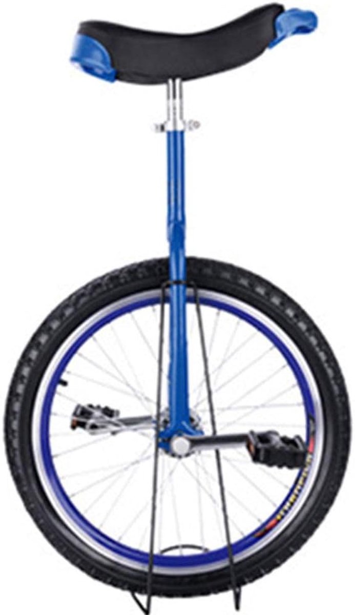 Eenwieler Monowiel Buitenactiviteit Verstelbaar zadel 24 inch Blauw