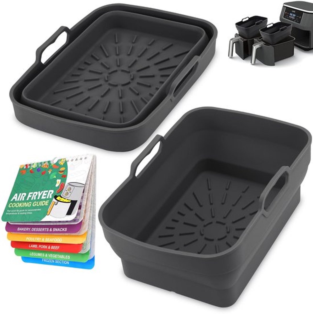 Store_9 - Herbruikbare Siliconen Inserts - Air Fryer Liners