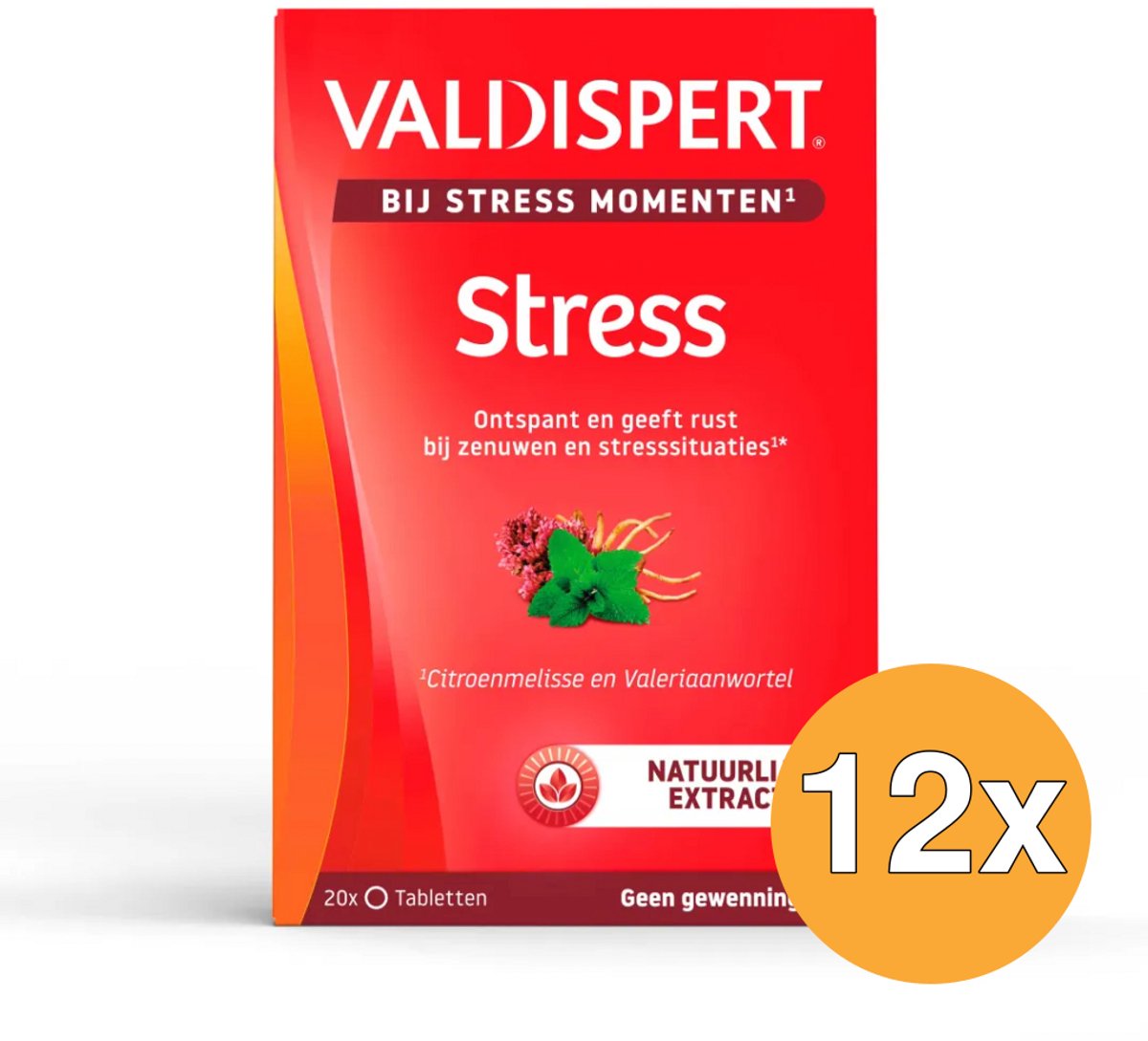 12x Valdispert Stress moments (20 tabletten)