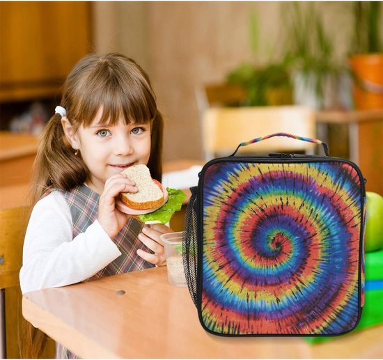 Gekoelde Lunchtas - Isolatie Tas - Maaltijden Meenemen - Waterdichte Voering - 24 cm Hoog - Multikleur — afbeelding 2