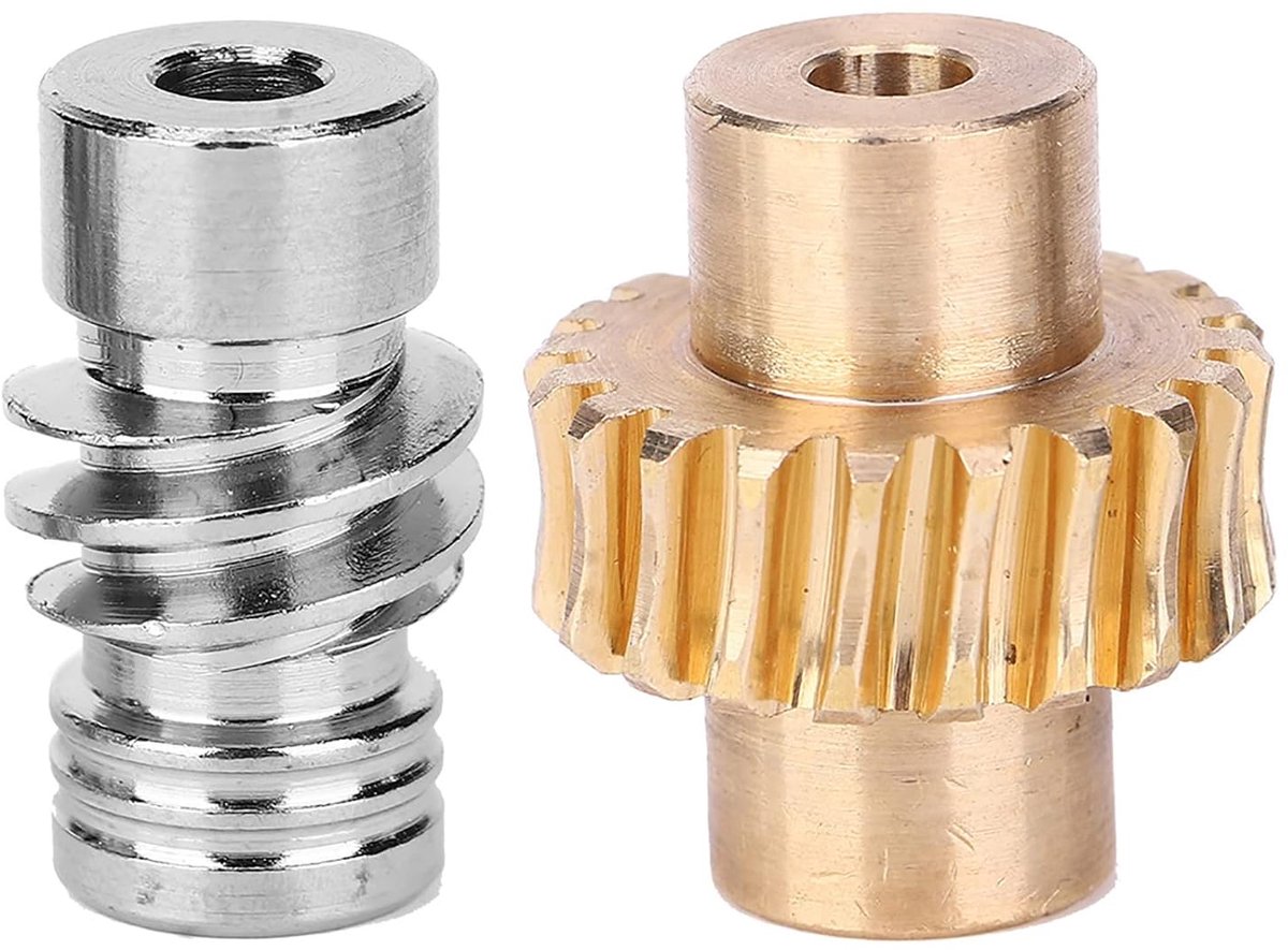 Wormwiel Set - Transmissie Tandwiel - Robot Automatisering - Hoge Koppel Prestaties - 10:1 Overbrenging - Metaal