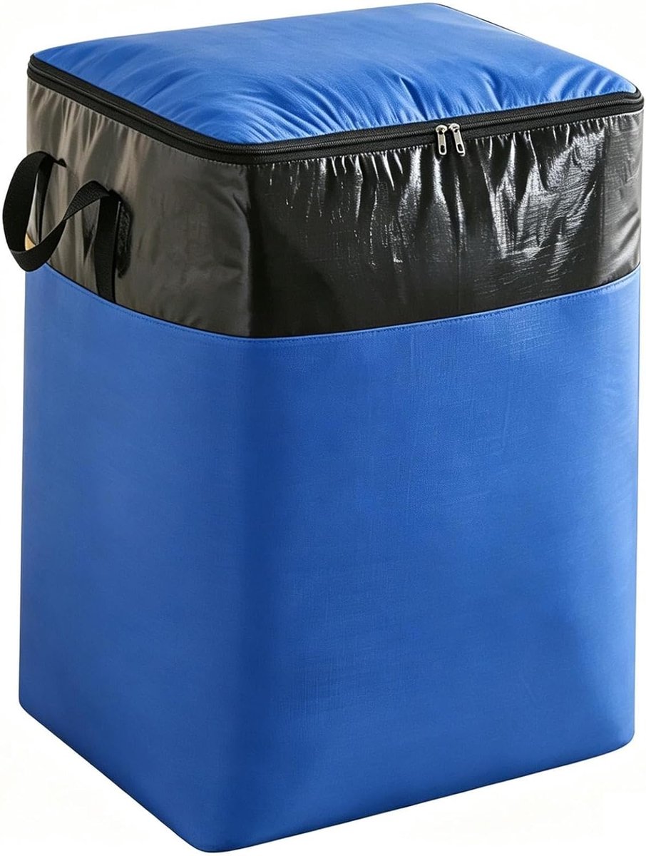 Verhuis Zakken - Opbergtas Kleding - Spullen Opslaan - Scheurvast Versterkt - 140 Liter - Blauw