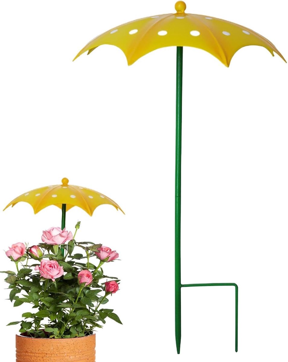 Planten Paraplu - Mini Broeikas - Planten Beschermen - Draagbare UV-Bescherming - 42.5 cm - Groen
